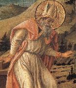 Fra Filippo Lippi St Augustine's Vistion of the Christ oil on canvas